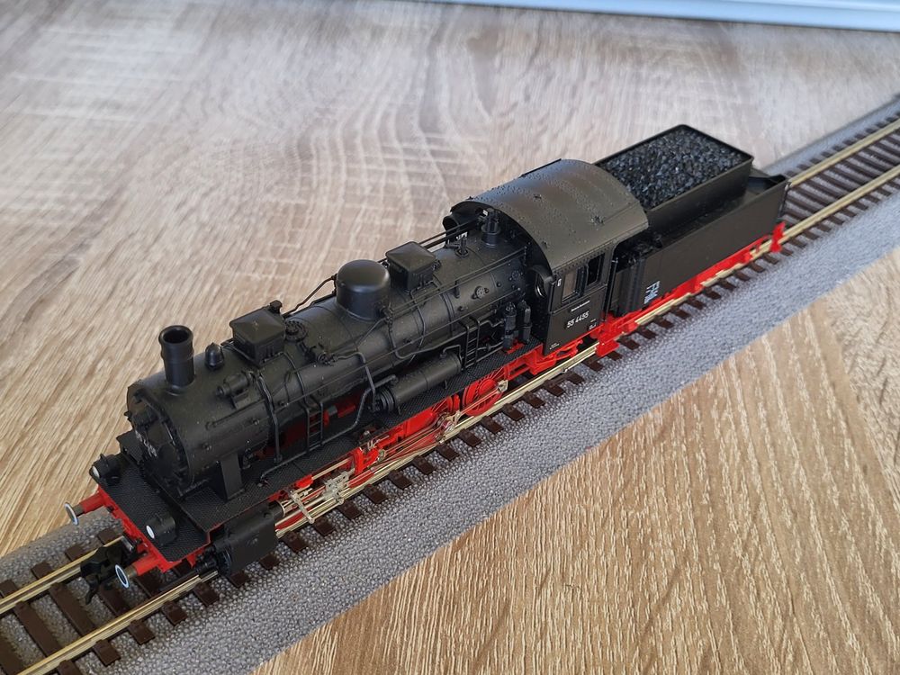 LOCOMOTIVE VAPEUR AVEC Tender Fleischmann DB BR 01 DM 55 fonctionnelle réf 1364 EUR 95,00 - FR