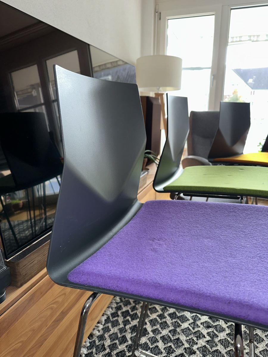 Sgabelli: FourCast Moderne Hocker Wolle Stapelbar – Usato da Kreuzlingen venduto da Bchicks 5