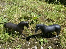 Zwei Schleich Pferde