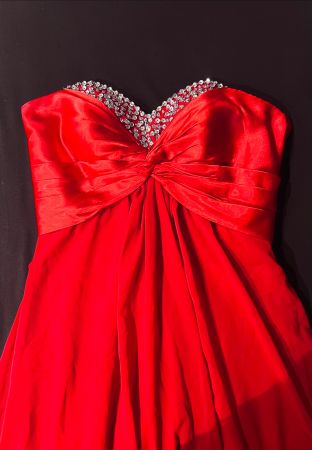 Abendkleid rot Grösse 36