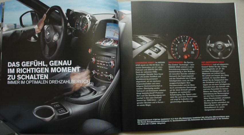Nissan Automobili: Nissan 370 Z - Originalprospekt – Nuovo (secondo la descrizione) da Malans GR venduto da Chueche427 5