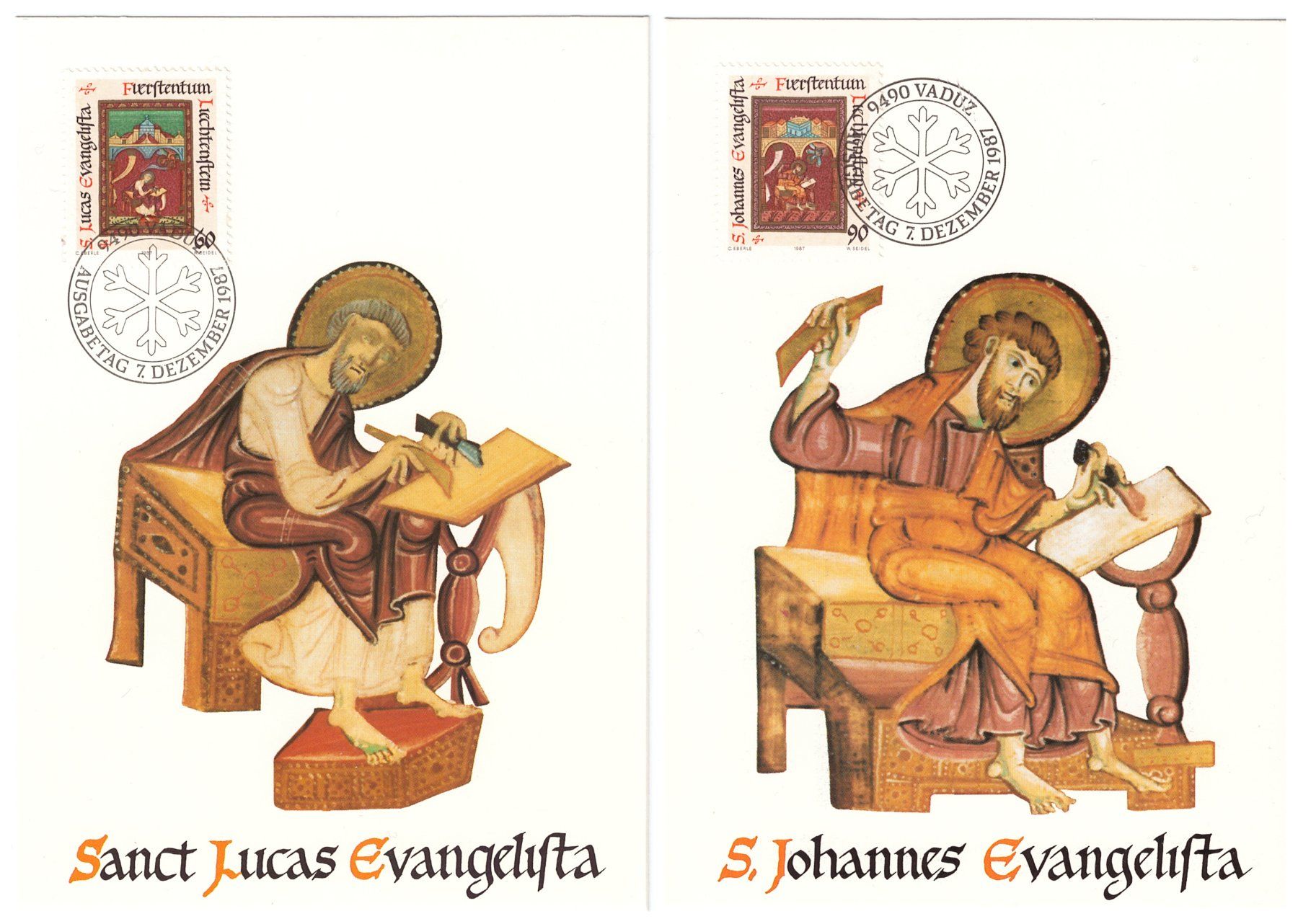 Tutti i francobolli: Liechtenstein: Weihnachtsmarken 1987 – Nuovo (secondo la descrizione) da Wittenwil venduto da Khunruedi 1