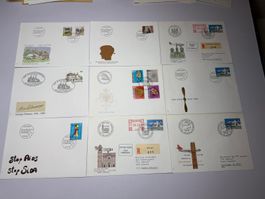 9 Stück Ersttagsbrief (112)