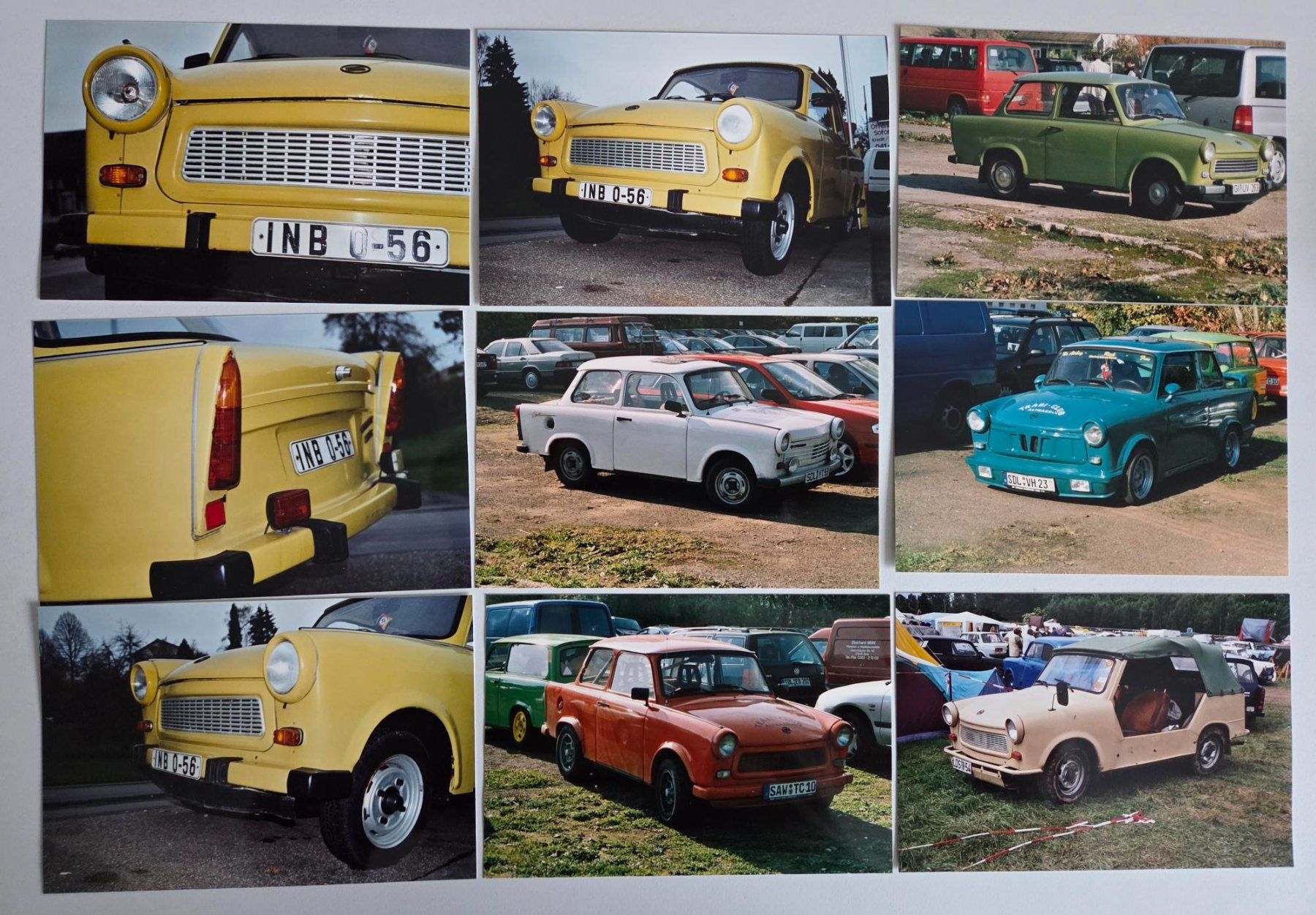 Foto & Immagini: 57 Farbfotos, Trabant Treffen, 2001 – Usato da Luzern venduto da Kartenansicht 2
