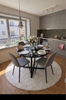 Deckenlampe Metall Glas modern guter Zustand