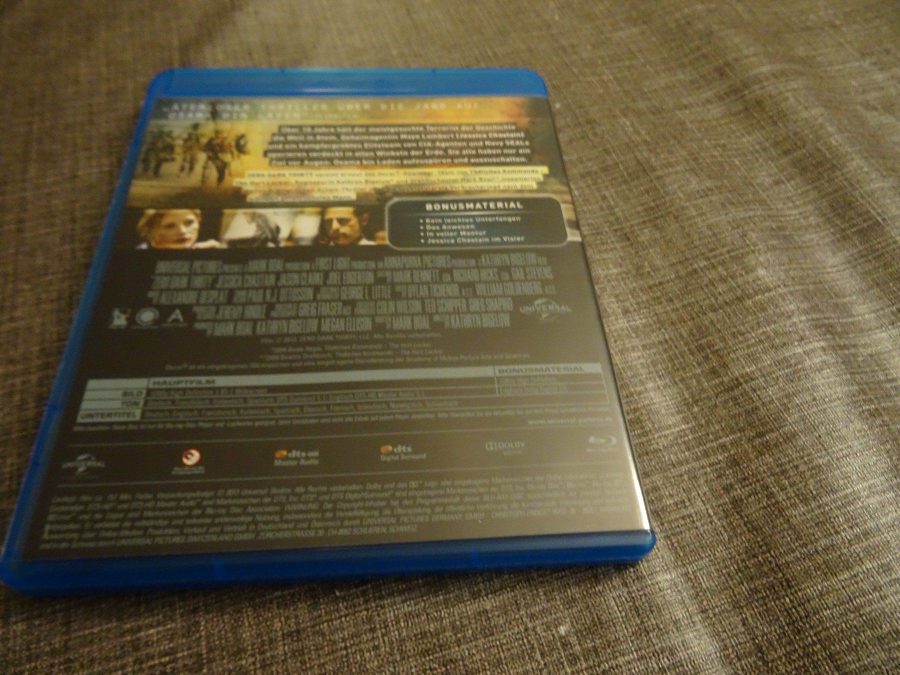 Tous les DVDs: Zero Dark Thirty Blu-ray – D'occasion à Olten par Disc-Verkauf 2