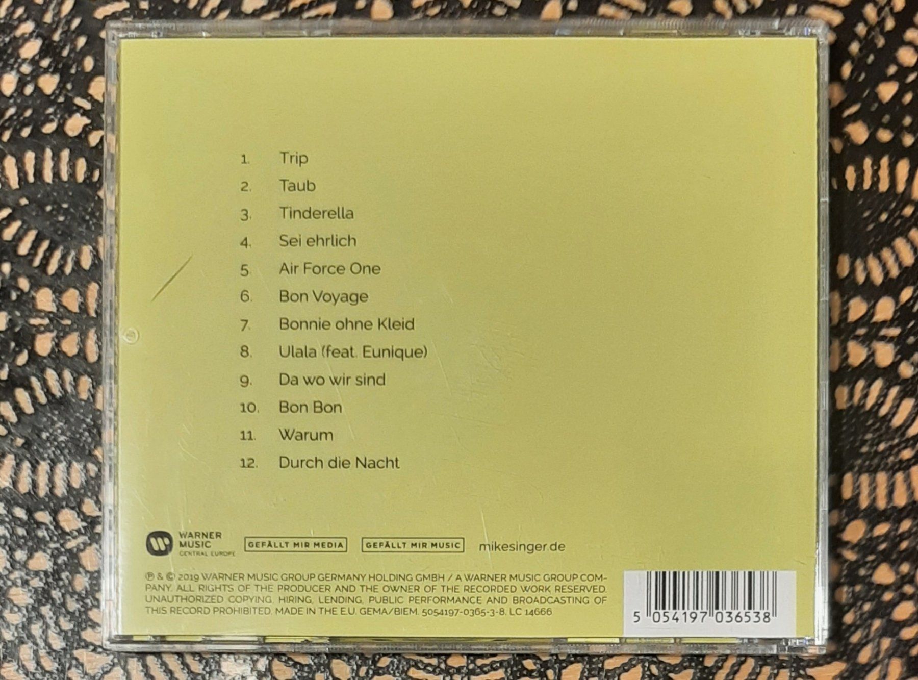 CD: Mike Singer - Trip, DE Pop CD Album 2019 – Usato da Schönenberg TG venduto da Gregolino76 1