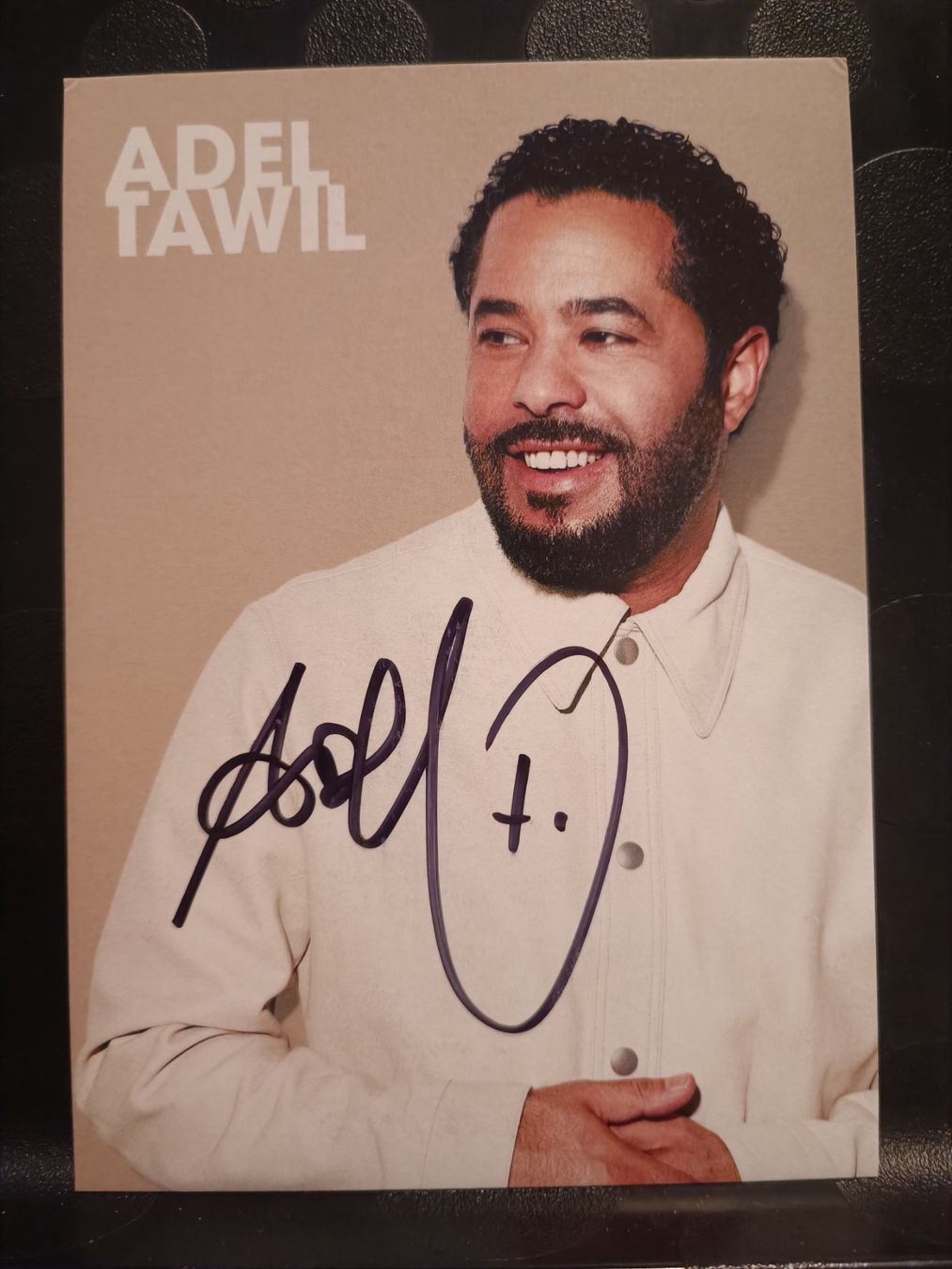 Autografi: Adel Tawil - Handsigniert alte Autogrammkarte – Usato da Menziken venduto da Artographs
