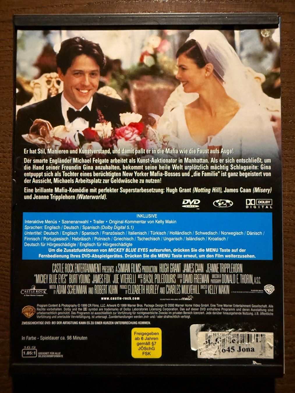 Tutti i DVDs: Mickey Blue Eyes – Usato da Zürich venduto da FilmFreunde 1