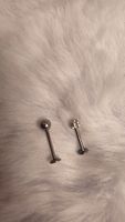 2 silberne Stecker
