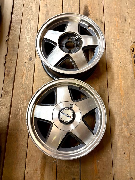 Ronal Kultfelgen 2x 6,5 J x 15 H2, ET35 LK 4x100mm VW Opel (Gebraucht ...