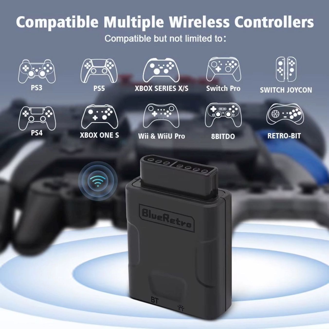 Controller: BlueRetro SNES Bluetooth Adapter – Neu (gemäss Beschreibung) aus Oftringen von RetroMister 2