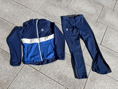 Daehlie Langlauf Set Jacke M Hose L blau guter Zustand