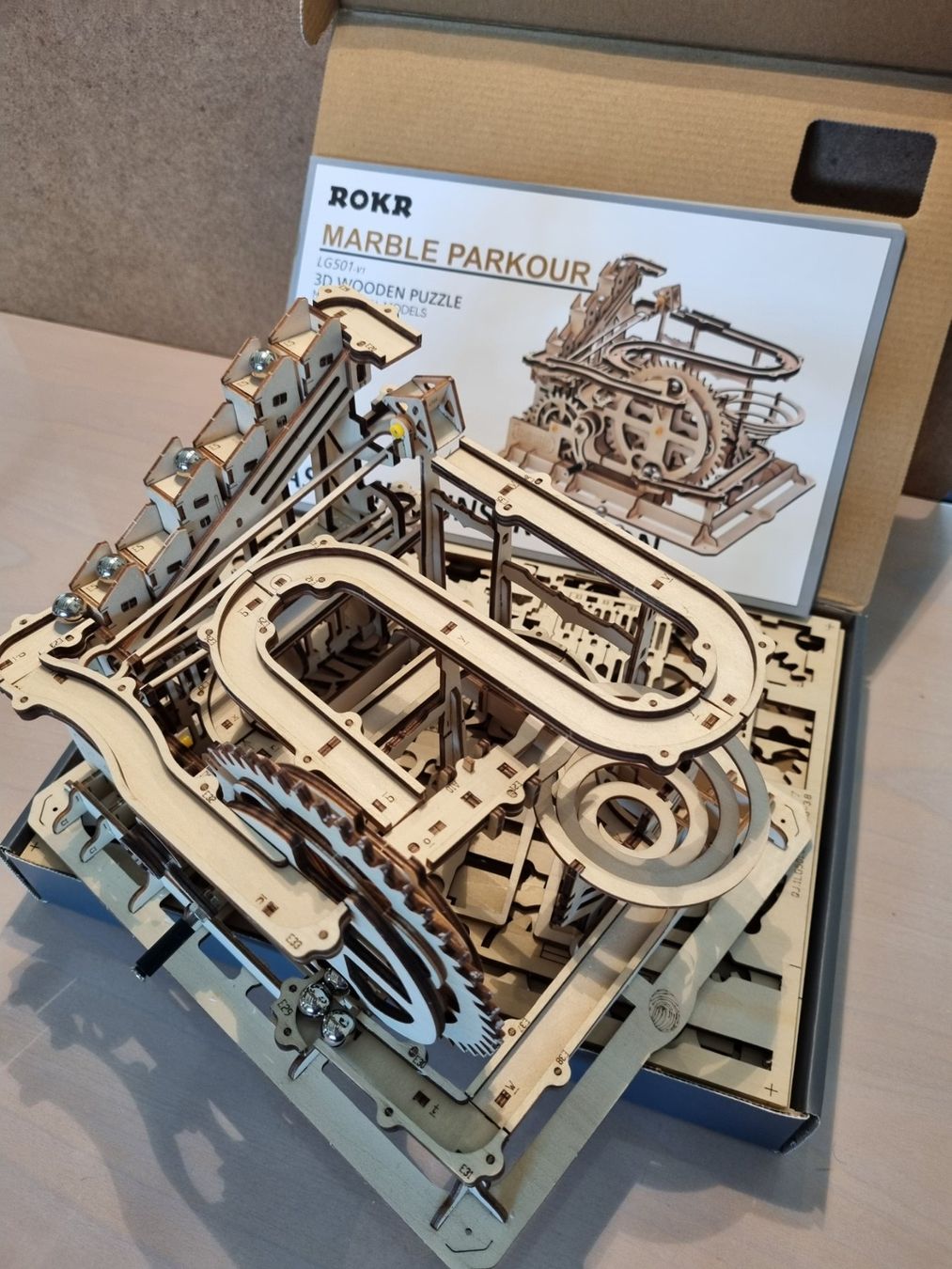 Chügelibahn/Kugelbahn ROKR 3D-Puzzle LG501 - zusammengebaut (Gebraucht ...