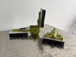 Mähwerk Set Claas Bruder Spielzeug gebrauchter Zustand