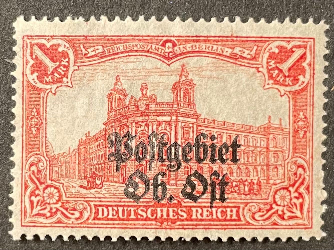 Alle Briefmarken: Ober. Ost 1916, Mi.-Nr.12 A postfrisch – Gebraucht aus Zürich von sugugus