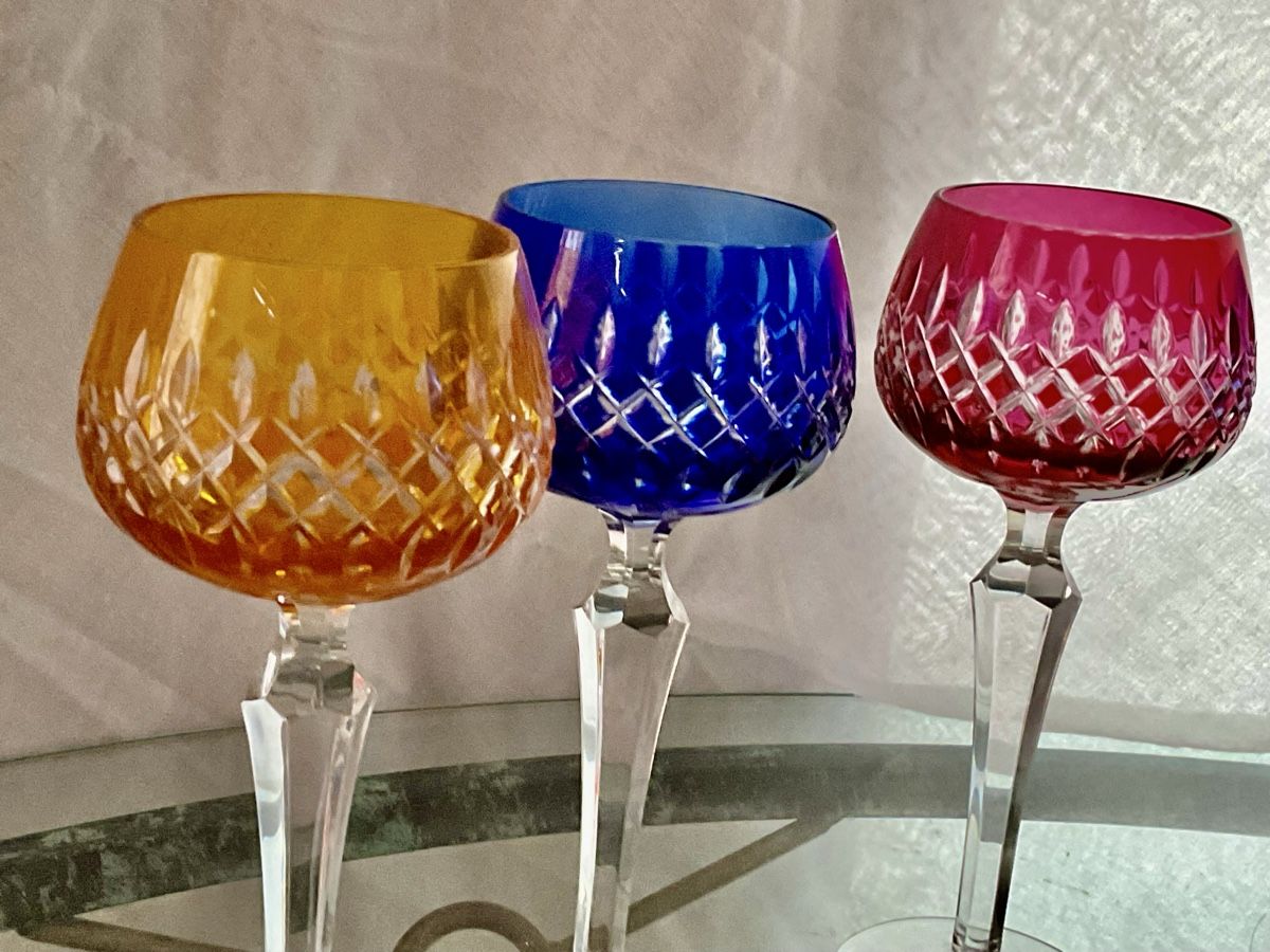 Bicchieri: VINTAGE ECHTE KRISTAL	L HANDGESCHLIFFEN – Usato da Boll venduto da Laima1975 1