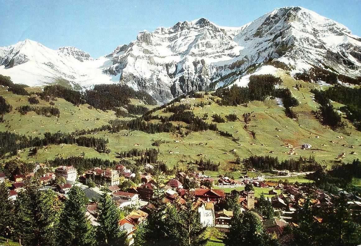 Cartoline postali: ADELBODEN Bonderspitz und Lohner – Usato da Jona venduto da philajona