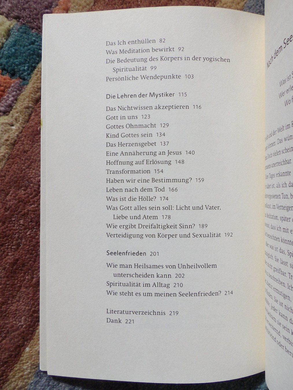 Libri: Maja Peter: Seelenfrieden - Eine Suche – Usato da Uster venduto da urs_75by 3