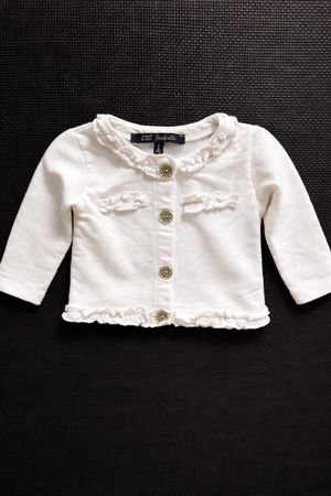 Lili Gaufrette Cardigan 12M – Designer, Baumwolle, wie neu