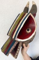 seltene alte ausdrucksstarker Baule Goli Maske Höhe 52 cm