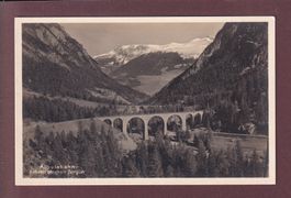 Albulabahn - Kehren oberhalb BERGÜN