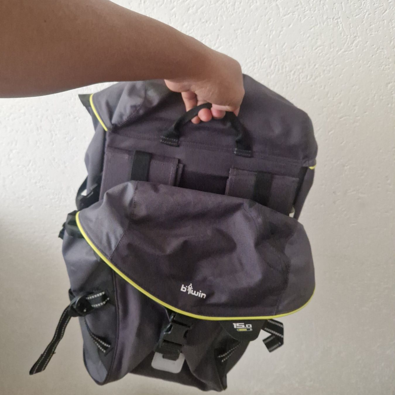Ersatzteile: Velo Packtaschen Set B'Twin 15l, Top Zustand – Neu (gemäss Beschreibung) aus Rüschlikon von -J05u3- 1