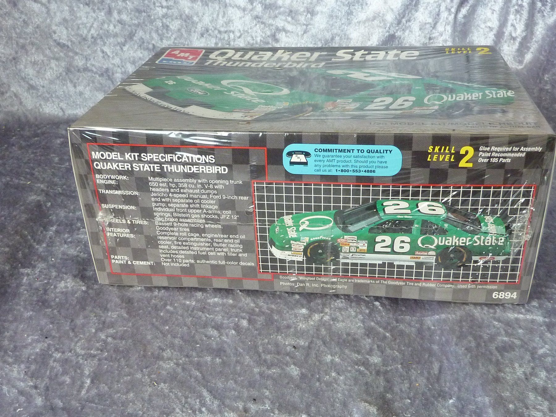 AMT/ERTL Modellini d'auto: Nascar Ford Thunderbird Quaker State 1:25 – Nuovo e nell'imballaggio originale da Dürrenäsch venduto da modellautos4you 1