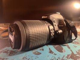 Nikon D5100 + 55-200mm VR