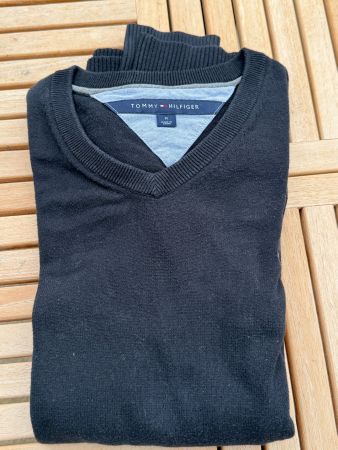 TOMMY HILFIGER Pullover schwarz