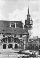Fribourg Hôtel de Villeet Fontaine St.Georges FR
