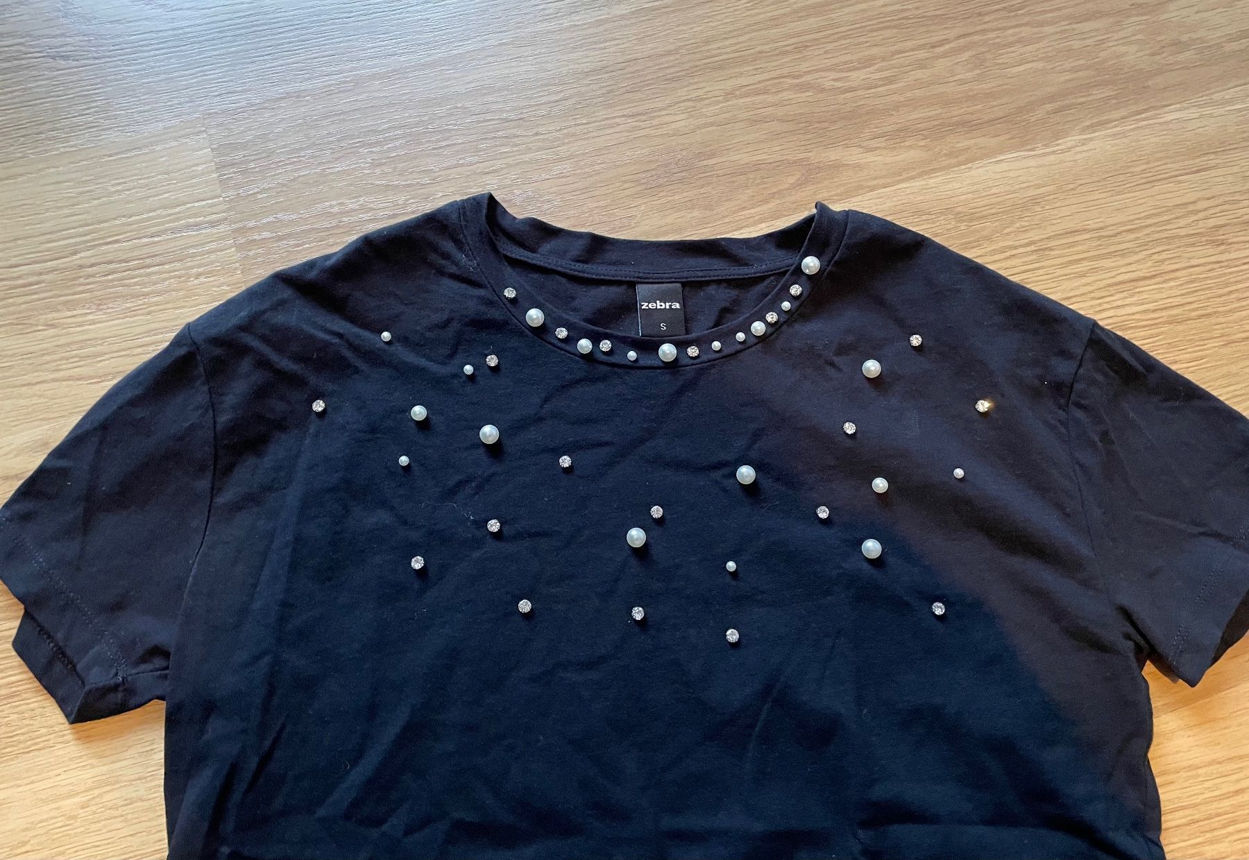 T-shirts: Zebra Shirt mit Perlen – D'occasion à Baden par Tiffany6878 2