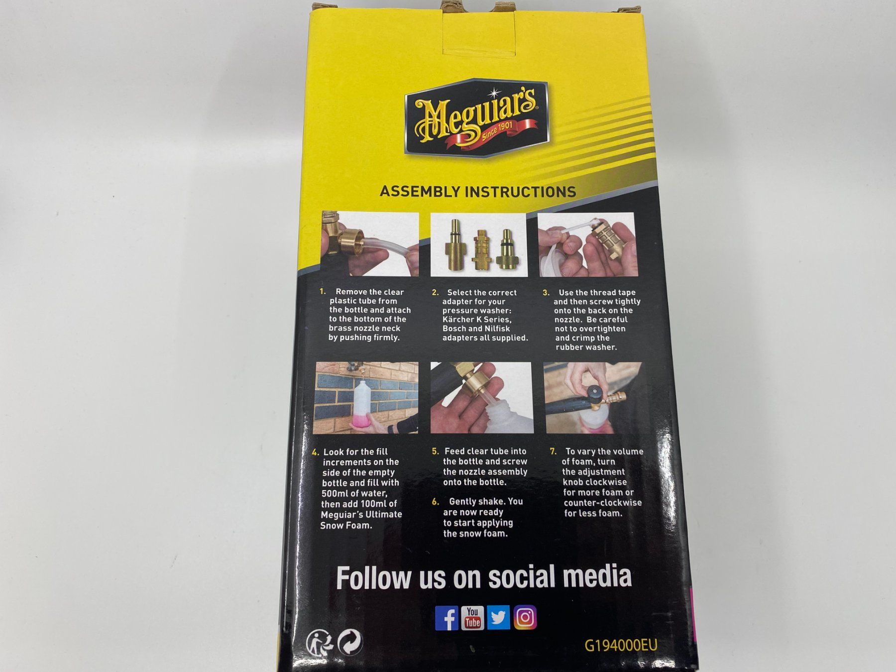 Meguiar's Pflegeprodukte: Meguiars Ultimate Snow Foam Cannon Kit – Gebraucht aus Langwiesen von Restposten-24 3