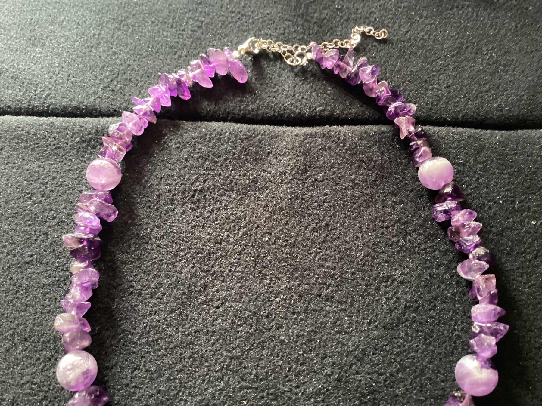 Catenine: Wunderschöne Heilstein Edelstein Splitterkette: Amethyst – Nuovo e nell'imballaggio originale da Laax venduto da kri_95f5 2