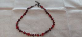 Rote vintage Halskette