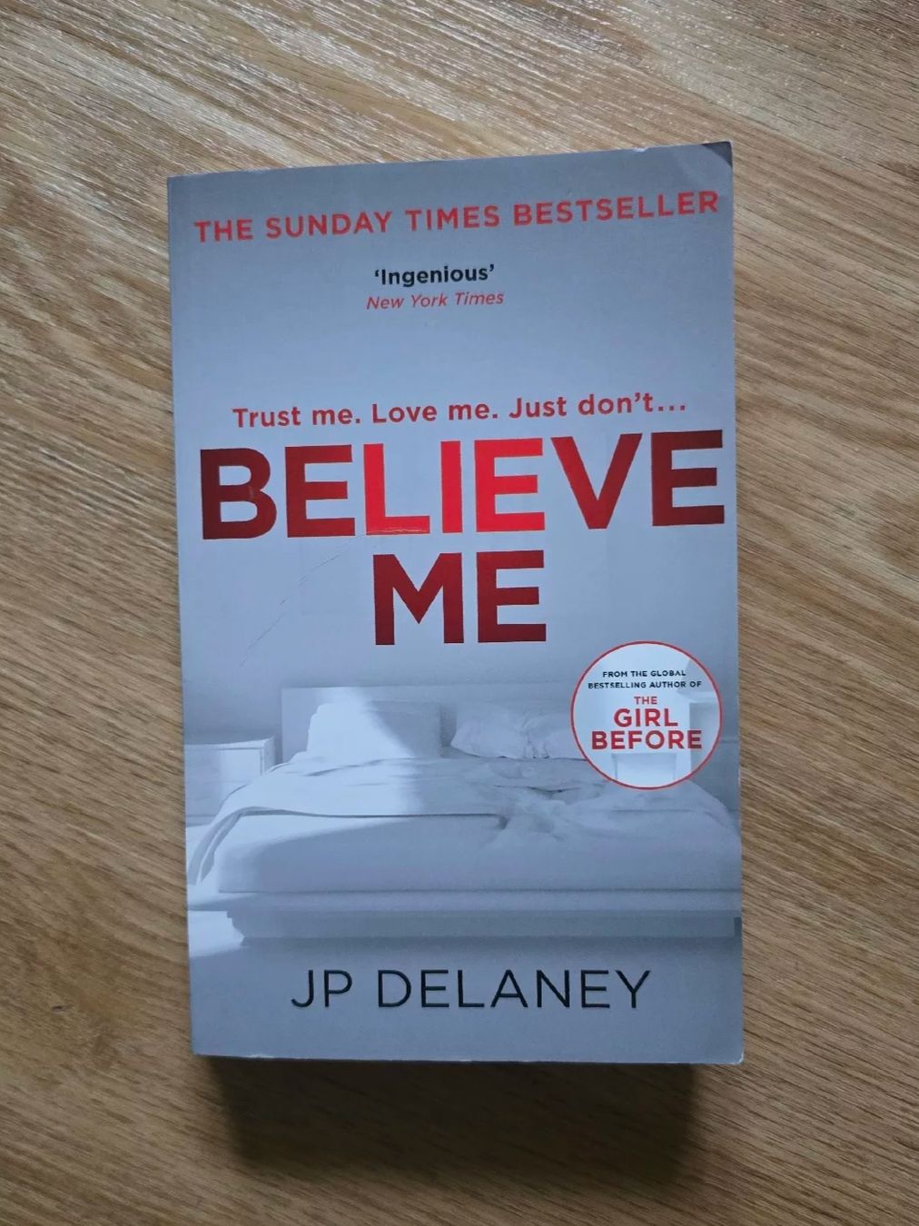 Libri: Believe me - JP Delaney – Usato da Alpthal venduto da MJA88