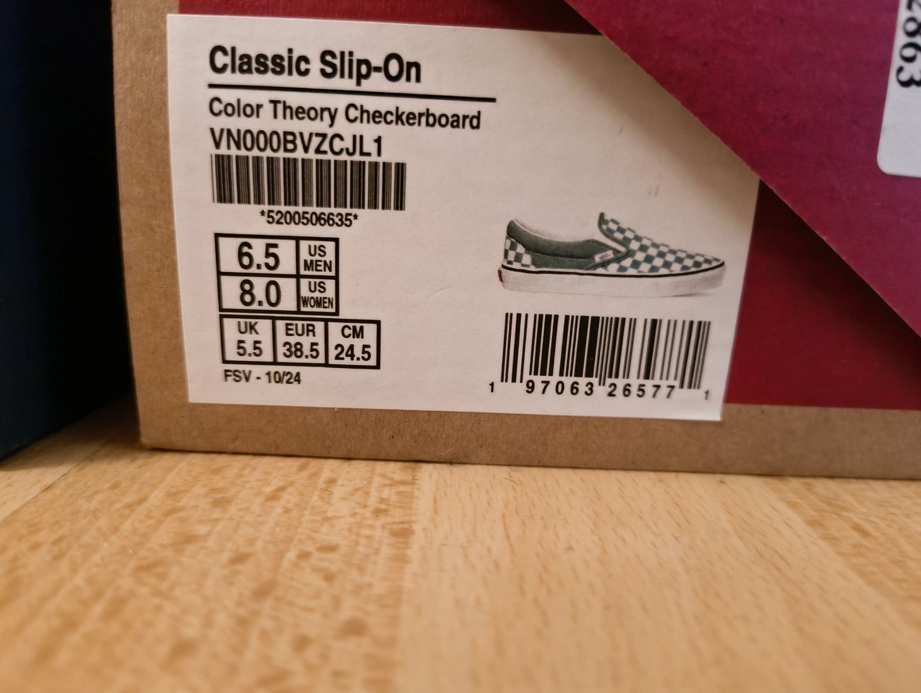 Vans Scarpe da uomo: Vans Slip-On, Gr. 38.5 – Nuovo e nell'imballaggio originale da Uitikon Waldegg venduto da PJLS1 4