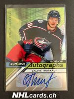 Calvin Thurkauf NHL Synergy Rookie Auto Card