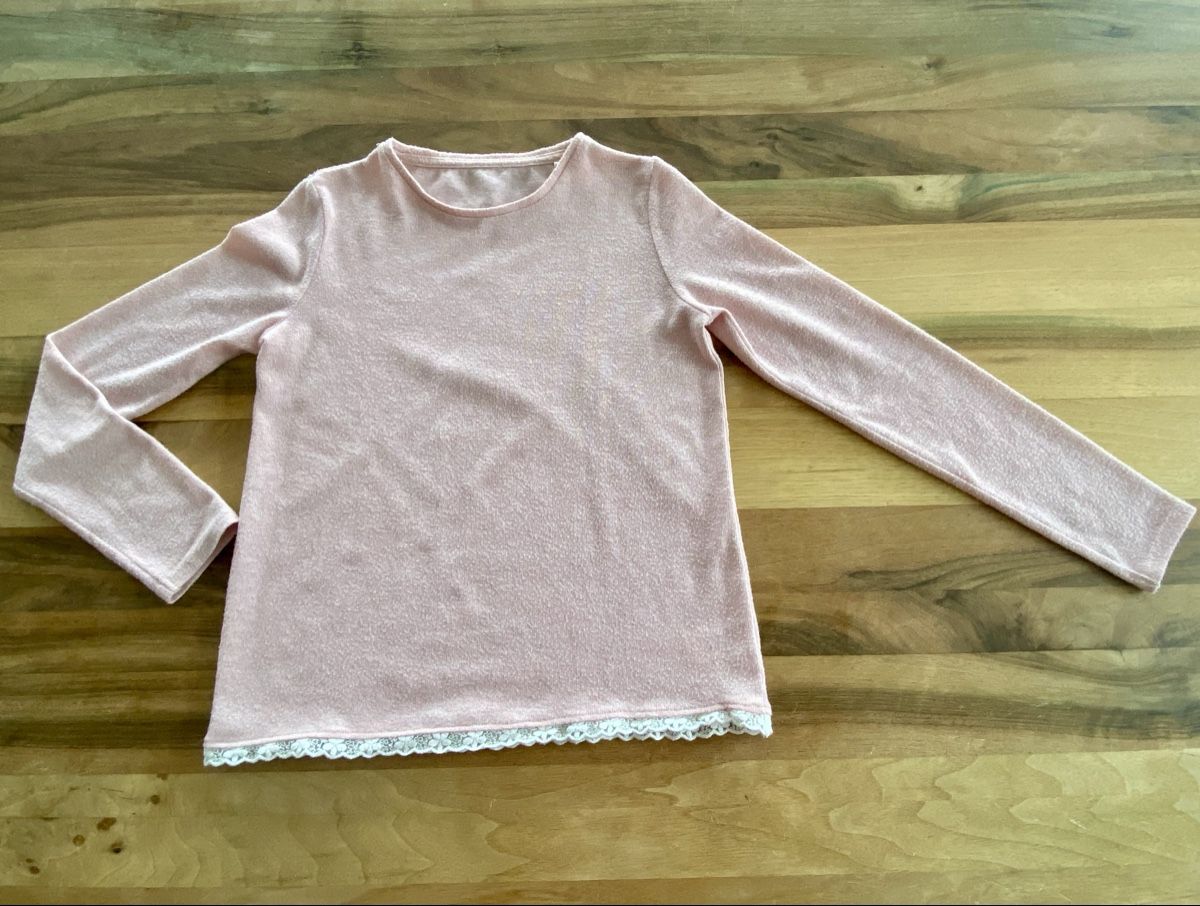 C&A Maglioni & Felpe: weicher Pullover rosa mit Spitze C&A Grösse 158 164 Mädchen – Usato da Horw venduto da dreamsofacid