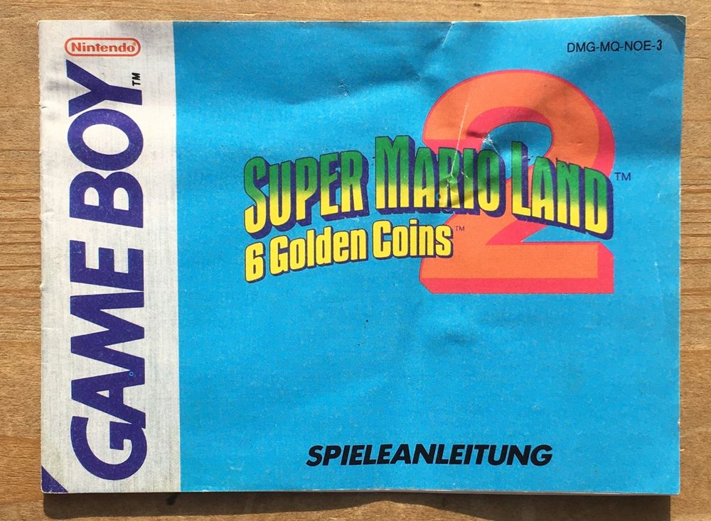 Super Mario Land 2 - Mode D'emploi Gameboy - Occasion