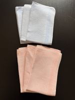 6er Set Küchentücher, hellblau/rosa, vintage, Top!
