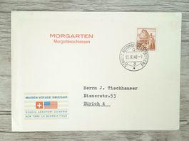 TR72 Enveloppe + Timbre Suisse 1948