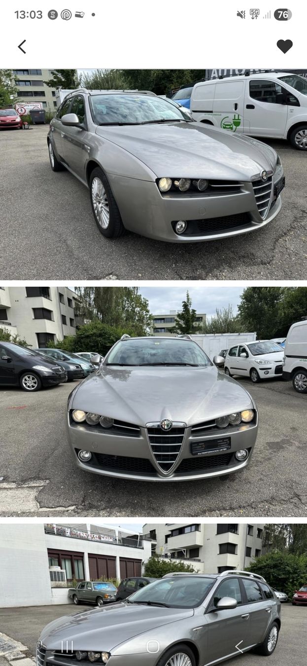 Alfa Romeo Automobili: Alfa Romeo 159 1.9 Jtd – Usato da Schönenwerd venduto da vir_6wdh