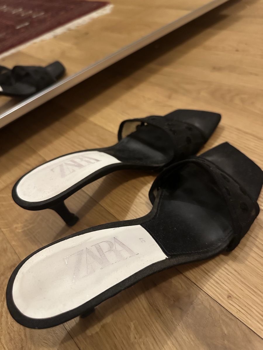 Zara Scarpe da donna: ZARA Slingback Heels Black Size 37 Good Condition – Usato da Bouveret venduto da dou_g8q7 4