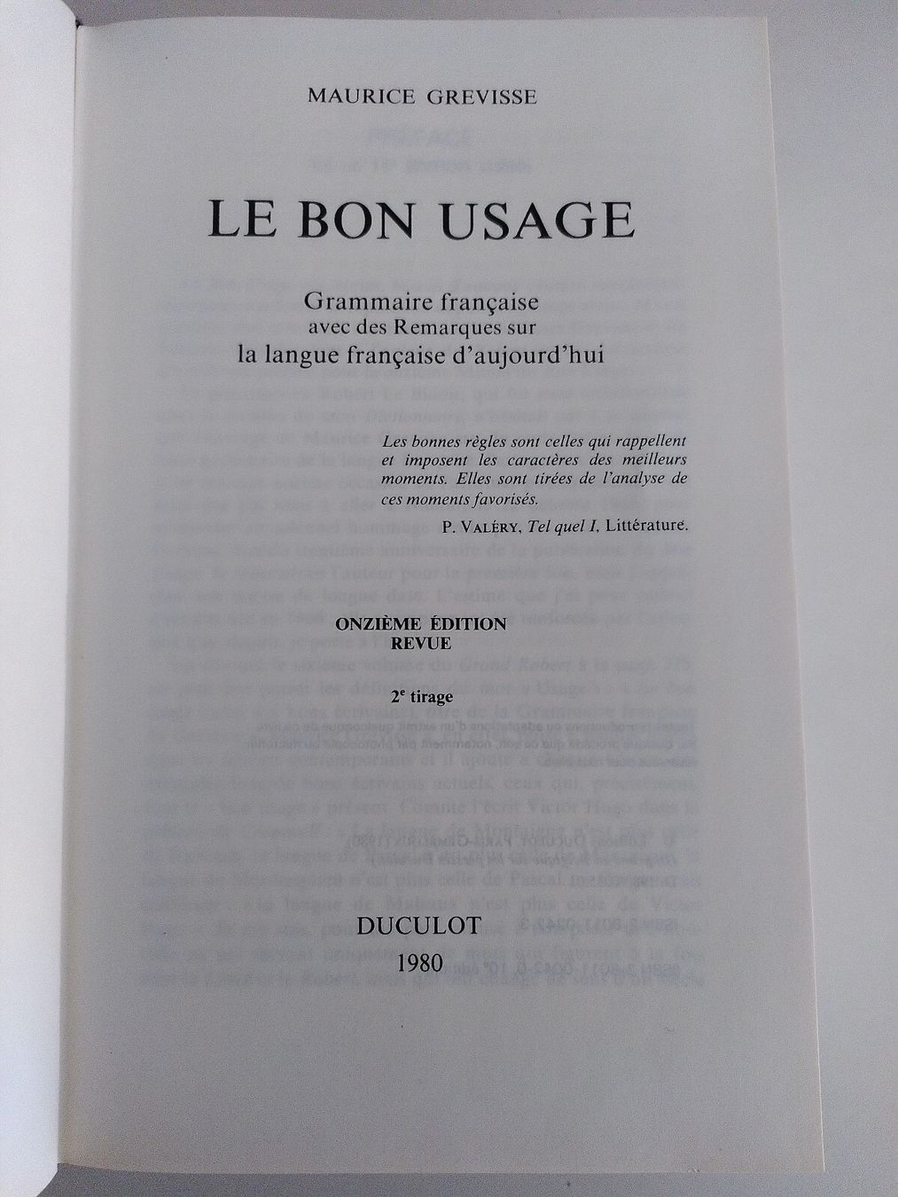 Libri: le bon usage / GREVISSE – Usato da Brugg AG venduto da olamim 1
