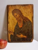 Ikone Johannes der Täufer auf Holz Orthodox Byzantinisch