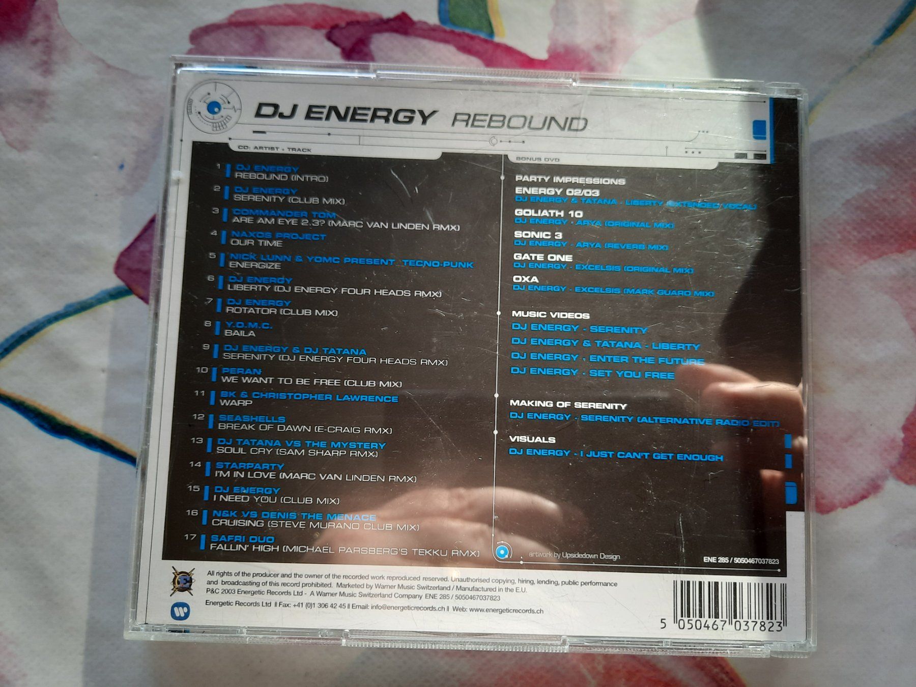 CD: CD DJ Energy - Rebound – Usato da Pully venduto da bro_n52j 1