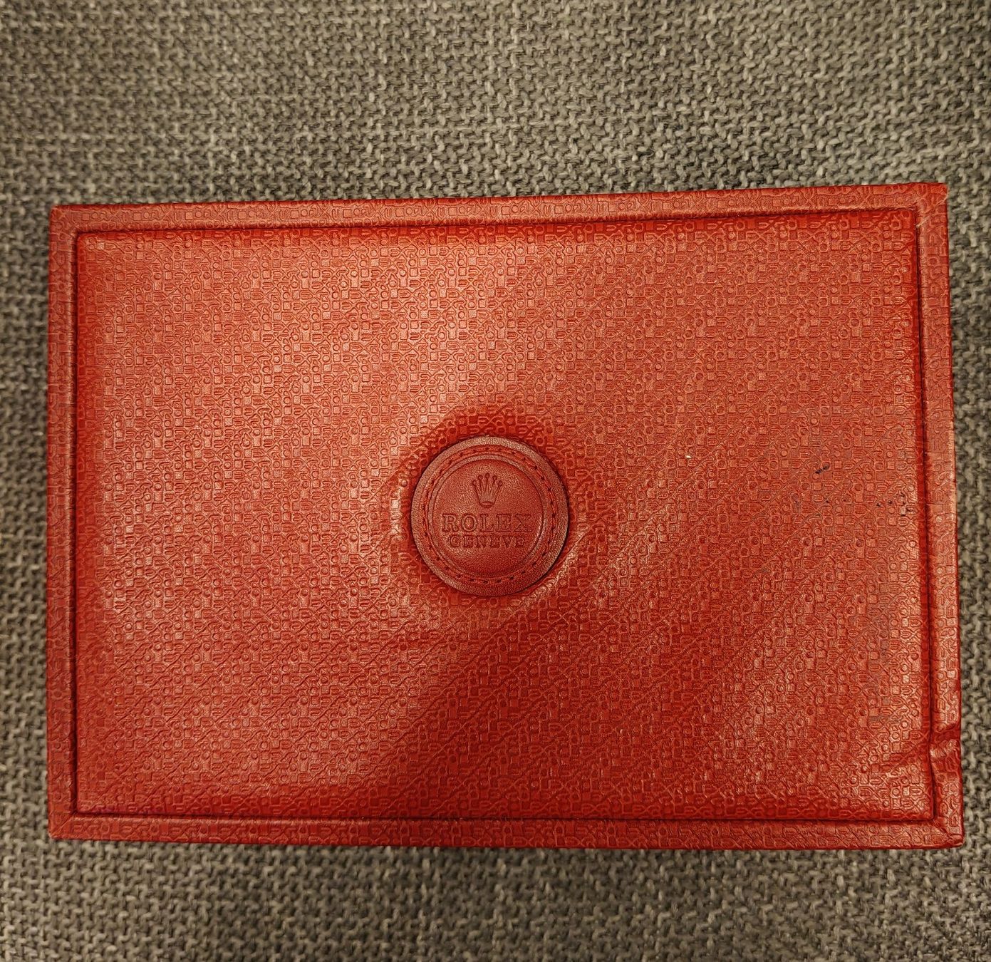Scatole porta orologi: ROLEX Uhrenbox Original Red Leather Box – Usato da Wangen an der Aare venduto da RetroKontor 6