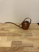 Kupfer Giesskanne antik, klein schmaler Auslauf