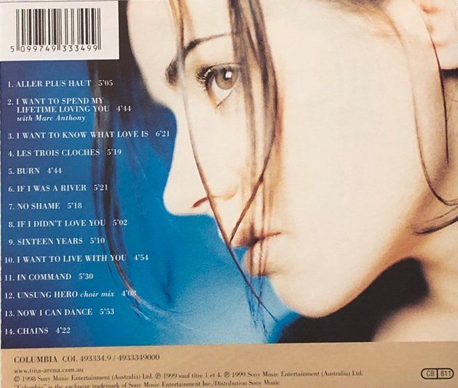 CD: Tina Arena – In deep – Usato da Grüningen venduto da azulverde 1